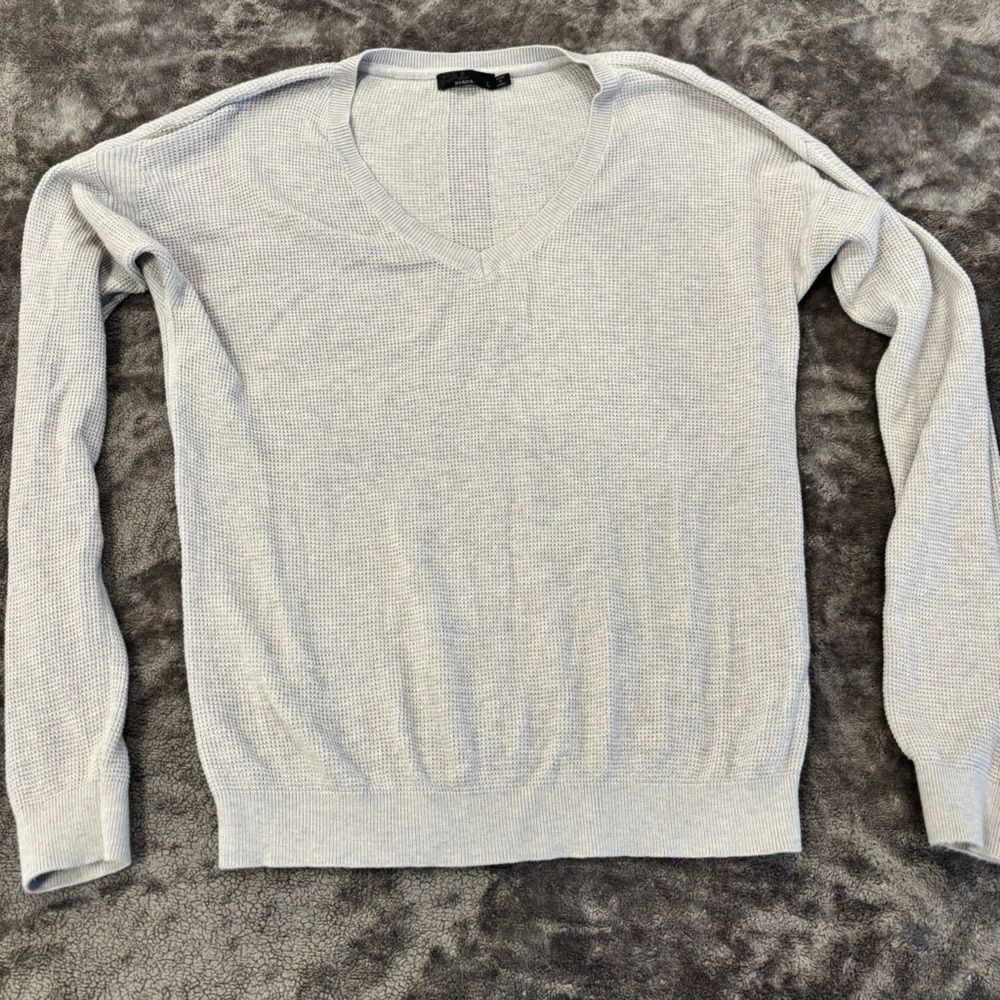 Prana size large waffle knit sweater